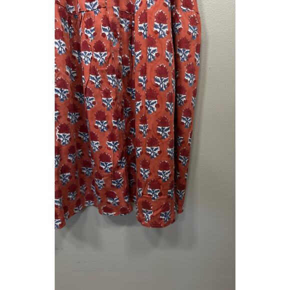 Emerson Fry India Collection Santiago 3 Maxi Dress Carmen Flowers Satin XS/S - Picture 9 of 12